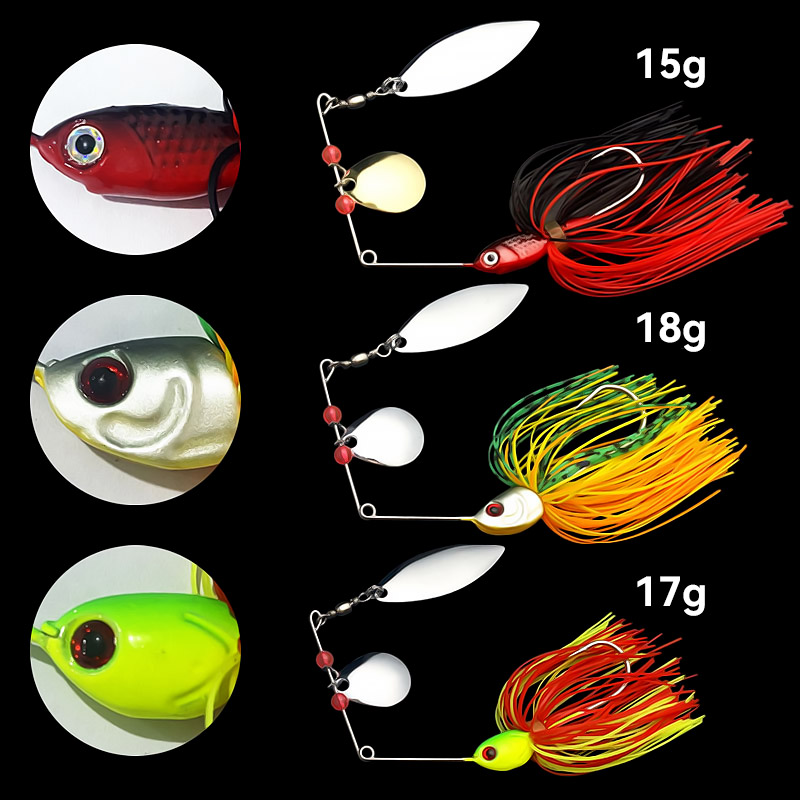 Bazooka 15g 18g Spinnerbait Ri - Fishing Lure Spinnerbait recensione e prezzo
