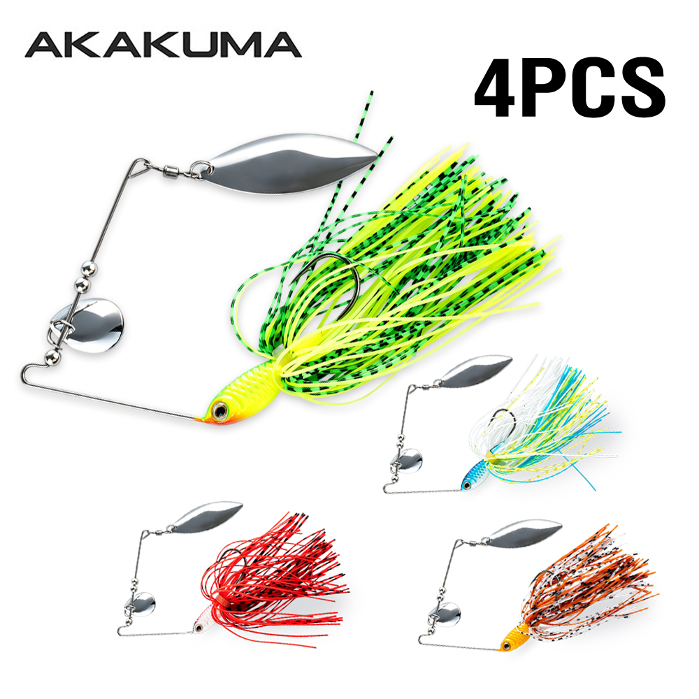 4 pz. Spinnerbait da 18g con d - Fishing Lure Blade Bait recensione e prezzo