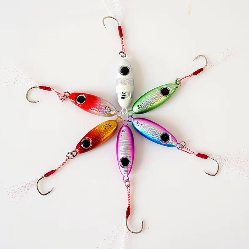 6 pz Micro Metallo Jigging Esc - Fishing Lure Spoon recensione e prezzo