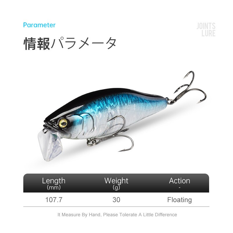I-JACK Minnow Esche da pesca 1 - Fishing Lure Jerkbait recensione e prezzo