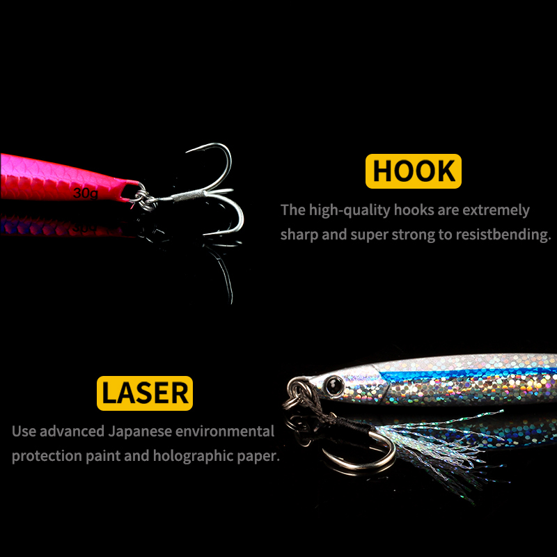 LETOYO Jig in Metallo con Ganc - Fishing Lure Spoon recensione e prezzo